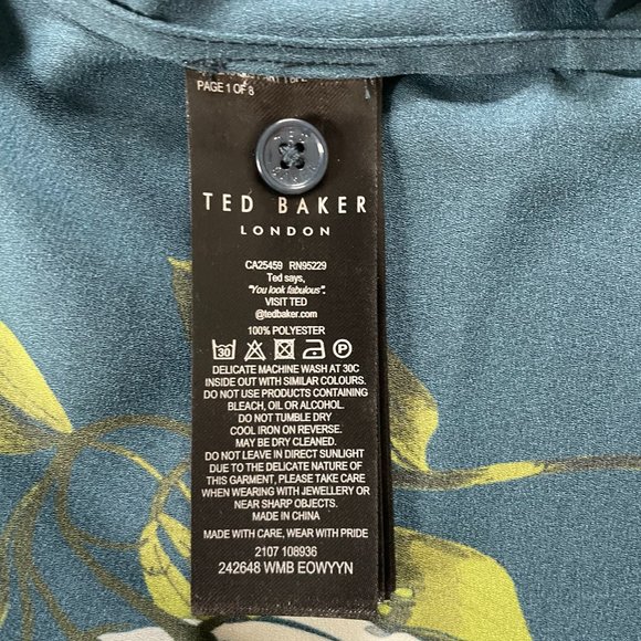 Ted Baker Savanna Floral Blouse - Picture 7 of 7